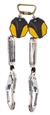 MSA 6' Workman Mini Personal Fall Limiter, Twin Leg, AL36CL Rebar Aluminum Snaphook, ANSI