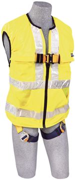 Delta Vest Hi-Vis Reflective Workvest Style Harness - Yellow - Small | 1111583