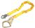 ShockWave 2 Shock Absorbing Lanyard with Snap Hook/Saflok-Max Steel Rebar Hook | 1244360