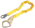 ShockWave 2 Shock Absorbing Lanyard with Snap Hook/Saflok-Max Steel Rebar Hook | 1244360