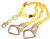 ShockWave 2 -100% Tie-Off Shock Absorbing Lanyard with Saflok-Max Steel Rebar Hooks | 1244459