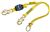 EZ-Stop Tie-Back Shock Absorbing Lanyard with D-ring/Snap Hooks | 1246085