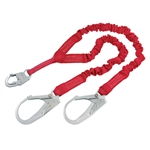 Protecta PRO-Stretch Double Lanyard w/ Rebar Hooks - 6 foot | Protecta 1340161