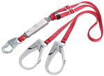 PRO Pack Adjustable 100% Tie-Off Shock Absorbing Lanyard with Steel Rebar Hook | 1342275