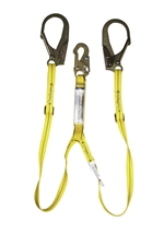 Guardian Adjustable Shock Absorbing Lanyard, Double Leg - 4'-6' | 20091