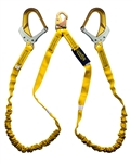 Twin Leg Internal Shock Lanyard w/ Aluminum Rebar Hooks - 21215