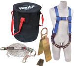 Compliance in a Can Light Roofer's Fall Protection Kit with Lifeline- In a Bag | 2199814