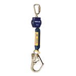 Nano-Lok Self Retracting Lifeline with Anchor Hook/Steel Rebar Hook  & Carabiner - Web | 3101217