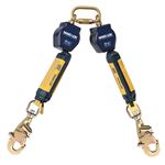 Nano-Lok Twin-Leg Quick Connect Self Retracting Lifeline with Swiveling Snap Hooks - Web | 3101274