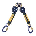 Nano-Lok Twin-Leg Quick Connect Self Retracting Lifeline with Aluminum Self Locking Carabiners - Web | 3101275