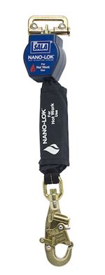 Nano-Lok Quick Connect Self Retracting Lifeline with Swiveling Snap Hook - For Hot Work Use | 3101492