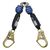 Nano-Lok Twin-Leg Quick Connect Self Retracting Lifeline with Steel Rebar Hooks - Web - For Hot Work Use | 3101501