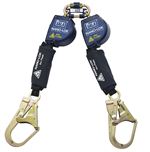 Nano-Lok Arc Flash Twin-Leg Quick Connect Self Retracting Lifeline with Steel Rebar Hook - Web | 3101536