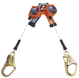 Nano-Lok edge Twin-Leg Quick Connect Self Retracting Lifeline - Cable | 3500246