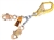 DBI-Sala Chain Rebar/Positioning Lanyard with Swiveling Aluminum Rebar Hook | 5920051