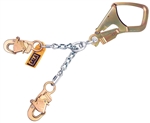 DBI-Sala Chain Rebar/Positioning Lanyard with Swiveling Saflok Max Steel Rebar Hook | 5920059