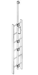 DBI-SALA Top Bracket Assembly for use with 6116336 Grab Bar Extension
Model: 6116054