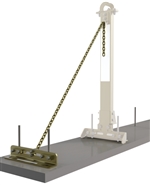 SecuraSpan Rebar/Shear Stud HLL Tie-Back Base with Chain | 7400214