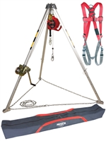 PRO Confined Space System with Galvanized Winch - 8 ft. | AA805AG2