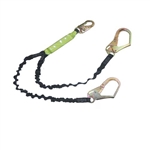 FSP Extreme 6' Dual Leg Stretch Shock Lanyard with Rebar Hooks | FS576