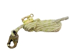 FSP 5/8” Rope Lifeline with Snap Hook and Rope Grab Attached - 50' | FS700-50GA