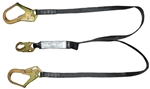 FSP Extreme 6' Dual Leg Heavyweight Shock Lanyard with Rebar Hooks | FS88666-HW