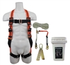 Fall Protection Compliance Kit in a bucket | SafeWaze FSROOF-E