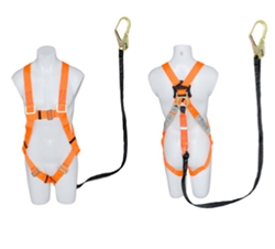 Universal Harness Lanyard Combo with rebar hook