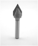 1/2" 60 deg. 2 Flute V-Groove Bit