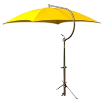 Deluxe Yellow Umbrella with brackets