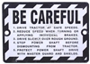 BE-CAREFUL PLATE - 1948-1958