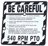 BE-CAREFUL PLATE - 1959-1960