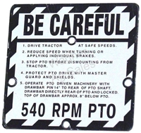 Be Careful Plate