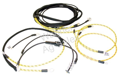 Restoration Quality Wiring Harness for tractors using 2 wire cut-out relay