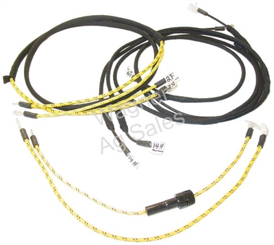 Restoration Quality Wiring Harness for tractors using 2 wire cut-out relay