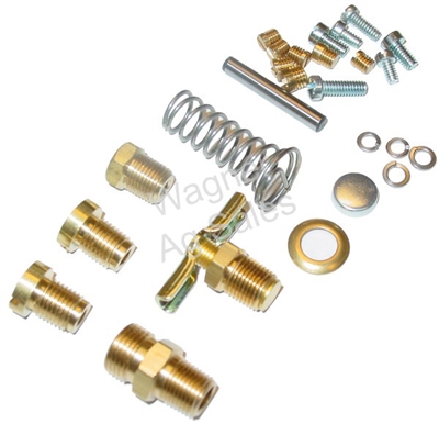 SINGLE INDUCTION EARLY CARB HARDWARE KIT (NO JETS OR NOZZLES INCLUDED)