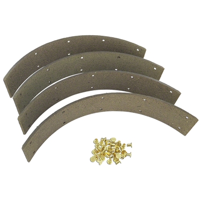 Brake Lining Kit With Rivets (Set Of 4)