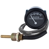 Water Temperature Gauge Black Face 48" Lead