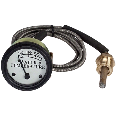 Water Temperature Gauge White Face