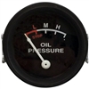 Oil Pressure Gauge (0-25 PSI) - Dash mounted Black Face