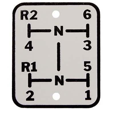 Shift Pattern Plate