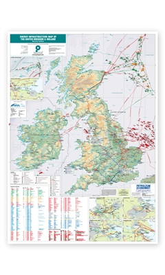 Map | Energy Infrastructure Map of the United Kingdom and Ireland