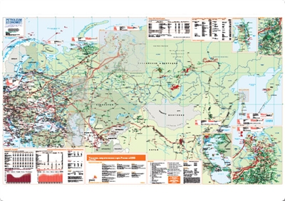 Map | Energy Map of Russia & CEE [Russian]
