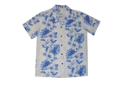 KY's Women's White Orchid Isle Shirts