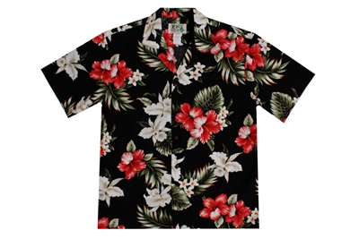 KYs Mens Hawaiian Garden Shirt