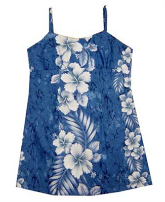 KY's Girls Waikiki Blue Hawaiian Dresses