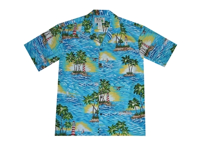 Bulk A508BL Hawaiian shirt