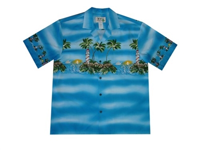 Bulk C507BL Hawaiian shirt