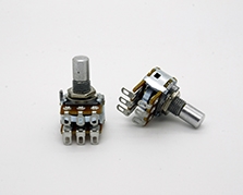 Alpha Potentiometer B100K 16mm Dual-Gang