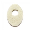 1/8" Large Oval-Shaped 1.5" x 1" Corn Pads